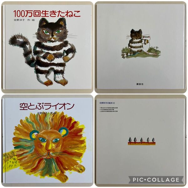 100万回生きたねこ 空とぶライオン 佐野洋子 2冊セット 講談社
