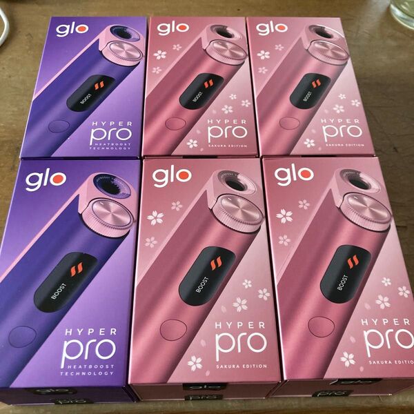glo hyper pro グロー ハイパー プロ 新品未開封を6台発送します サクラエディション他