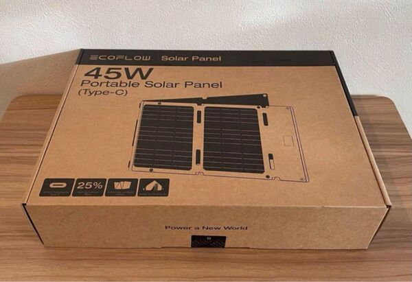 新品 EcoFlow 45Wソーラーパネル(Type-c)