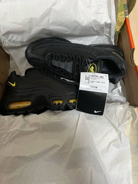 Corteiz × Nike Air Max 95 "Black and Tour Yellow" 23cm