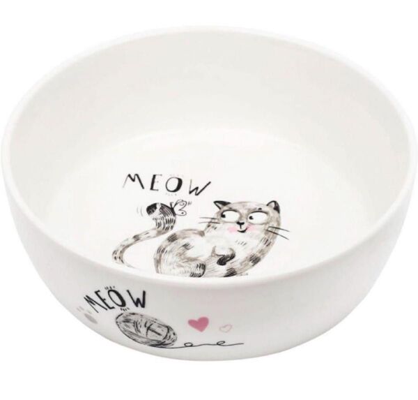 Alien Pet ペットボウル 猫 食器 フードボウル 陶器 高さがある ペット用食器 猫 犬 小型犬用 おしゃれ