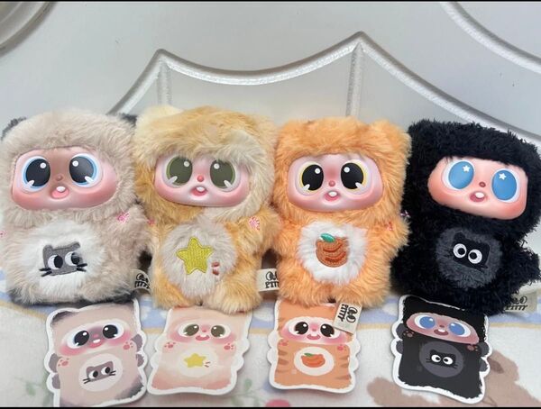 POPMART pitty猫 Fluffy House ぬいぐるみ 4体セット