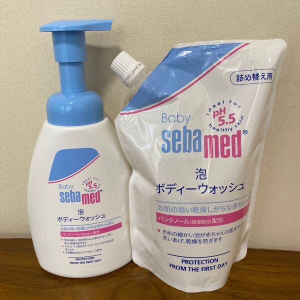 Baby sebamed 泡ボディーウォッシュ 400ml 詰め替え用セット ベビーセバメド