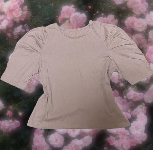 グレイル GRL Tシャツ トップス ベージュ Mサイズ 最終値下げ