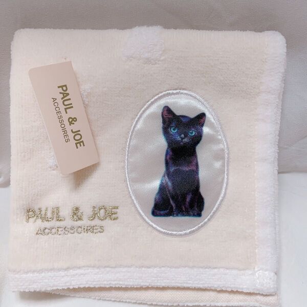 【新品未使用】PAUL & JOE タオルハンカチ チェスキャット