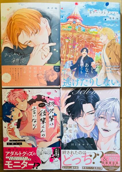 新刊 BLコミック あさ稲 芹澤知 三浦うに Hiカロリー