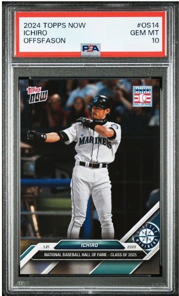 【PSA10】2024 Topps Now イチロー メジャー殿堂入り記念カード Ichiro Suzuki