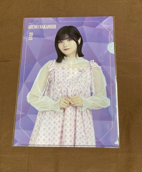 乃木坂46 中西アルノ クリアファイル A4
