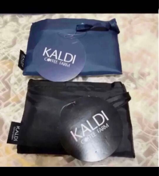 カルディ KALDI クラシックブルー ブラック カルディコーヒーファーム オリジナルエコバッグ エコバッグ 新色