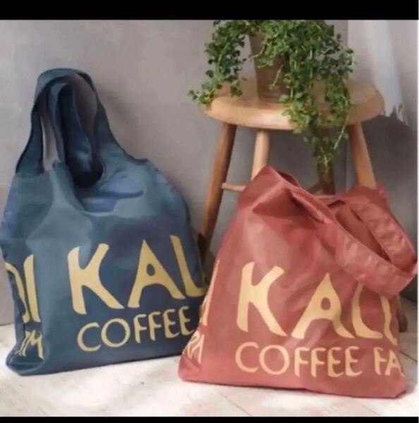 カルディ エコバッグ オールドローズ 新色 KALDI 新発売 カルディコーヒーファーム クラシックブルー