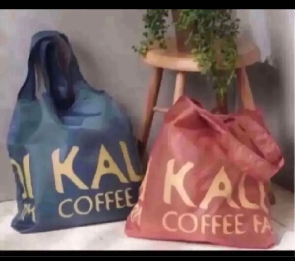カルディ エコバッグ オールドローズ クラッシックブルー カルディコーヒーファーム カルディオリジナルエコバッグ KALDI