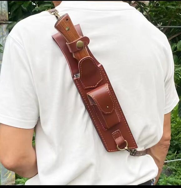 【最終値下げ】【強力超極厚刃7.7mm】アウトドア必携高硬度ストレートナイフ/キャンプ/BBQ