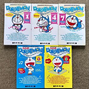 DORAEMON ドラえもん英語版 日本語訳付×5冊 イングリッシュコミックス
