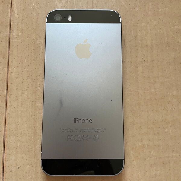 【外観美品 ジャンク】iPhone5s 64GB スペースグレー Apple