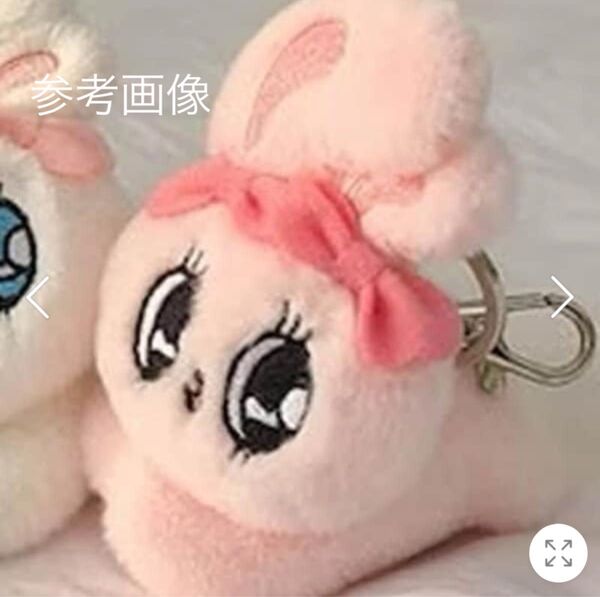 新品 エスターバニー マスコット ぬいぐるみ キーホルダー ピンク