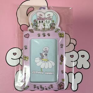新品 エスターバニー トレカケース 定期入れ 韓国限定 ピンク