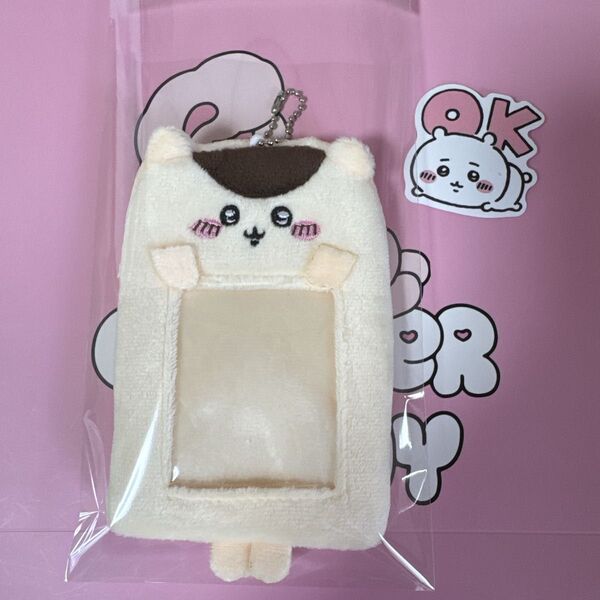 新品 ちいかわ くりまんじゅう ボアトレカケース ぬいぐるみカードホルダー
