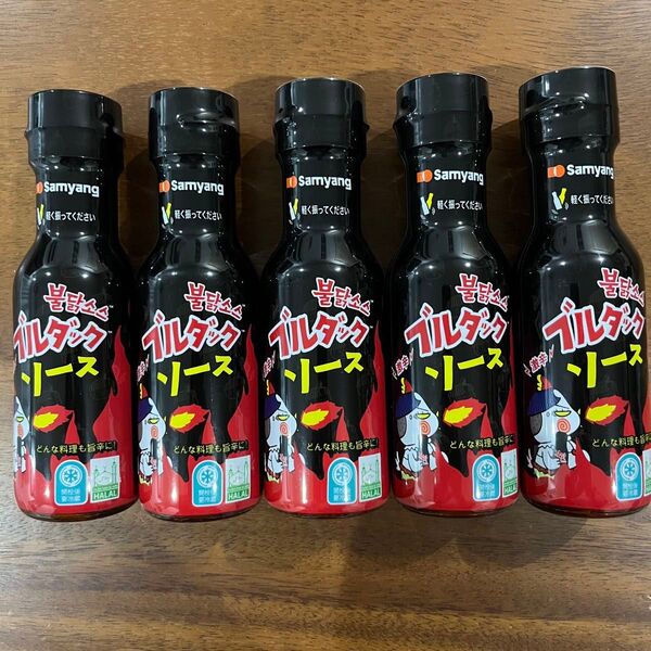 【賞味期限10月末】 Samyang ブルダックソース 200ml×5本