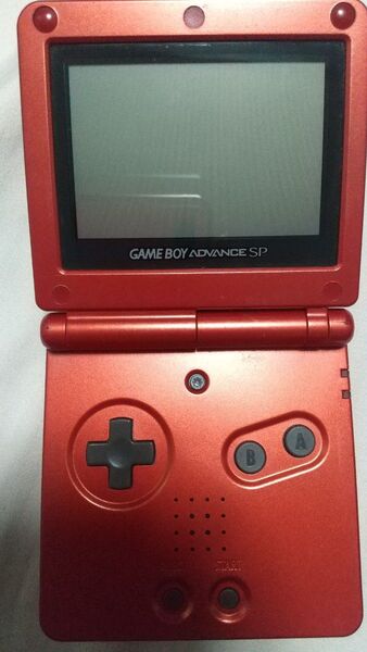 ゲームボーイ アドバンスSP 【北米版】 レッド AGS-001 (本体+ドラクエモンスターズ2ルカ)