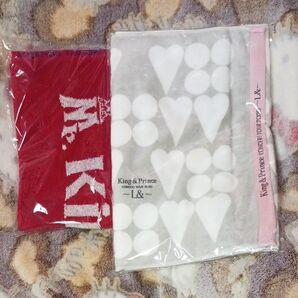 King & Prince First DOME TOUR Mr. マフラータオル& ~L&~ フェイスタオルセット【新品未開封】