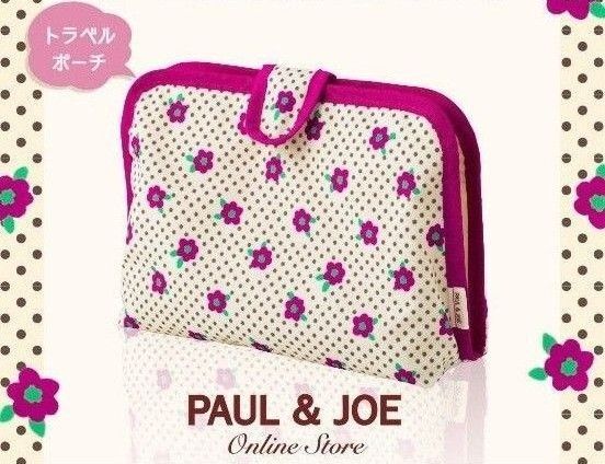 ポール&ジョー オリジナルトラベルポーチ ポーチ 非売品 可愛い レア品 PAUL&JOE プレゼント