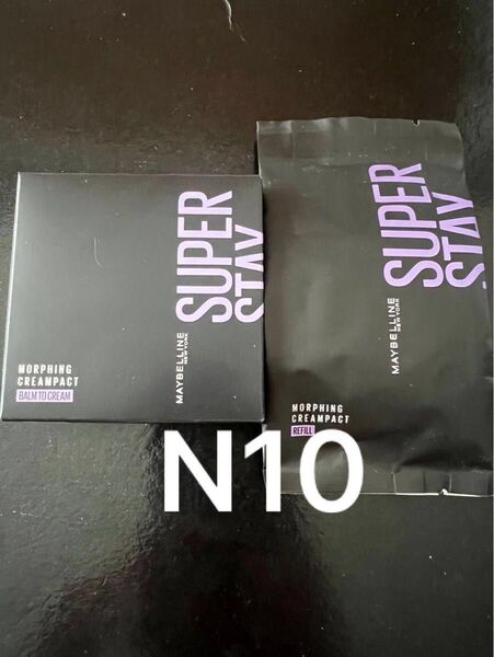 メイベリン SPステイ クリームパクト ファンデーション N10 本体 + レフィル セット