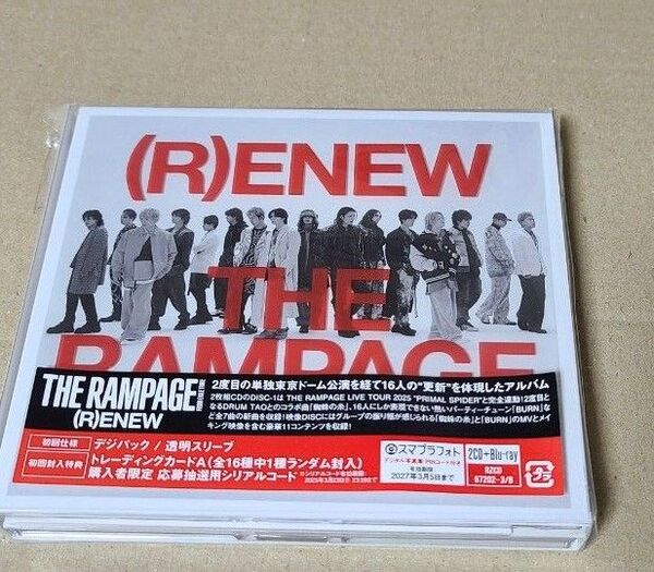 MV盤 (初回仕様) THE RAMPAGE ランペ 2CD+Blu-ray (R) ENEW アルバム
