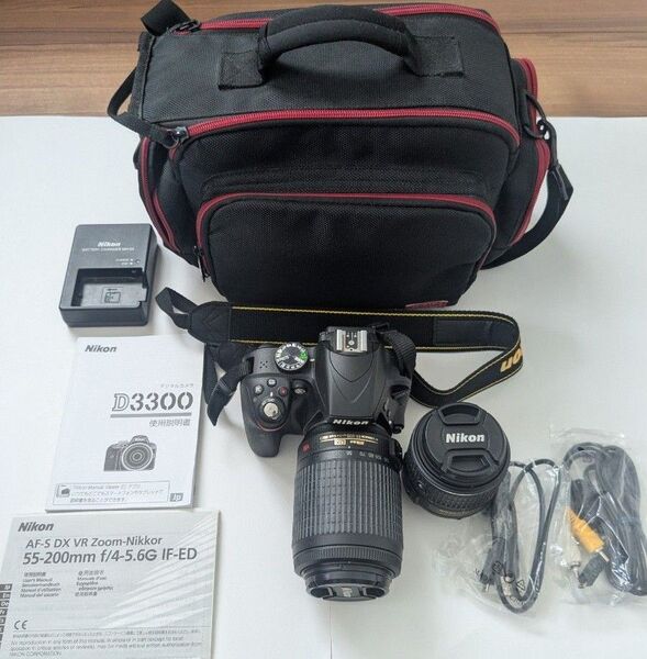Nikon デジタル一眼レフカメラ D3300 ズームレンズ セット