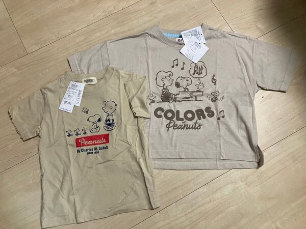 【新品】ピーナッツ スヌーピー 2枚 半袖Tシャツ 110
