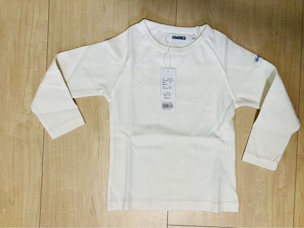 【新品】オムネス ロングTシャツ 110 ホワイト