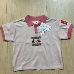【新品】ミッキー、ミニー ポロシャツ 90