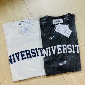【新品】GLAZOS半袖Tシャツ 白・チャコールグレー 2着 130