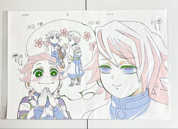 鬼滅の刃 柱稽古編 Blu-ray DVD 特典 複製原画 おはぎ 冨岡義勇