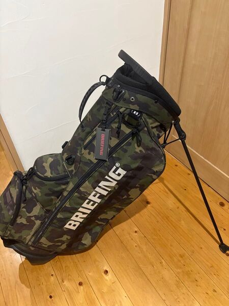BRIEFING スタンドキャディバッグ CR-4 迷彩 ブリーフィング