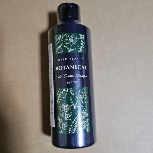 ヘアボーテ ボタニカル カラークリームシャンプー ブラック 200ml