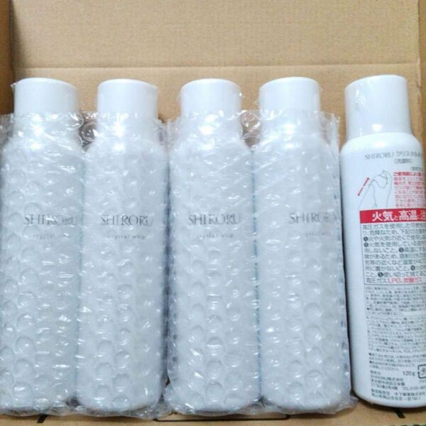 SHIRORU シロル クリスタルホイップ 120g 5本