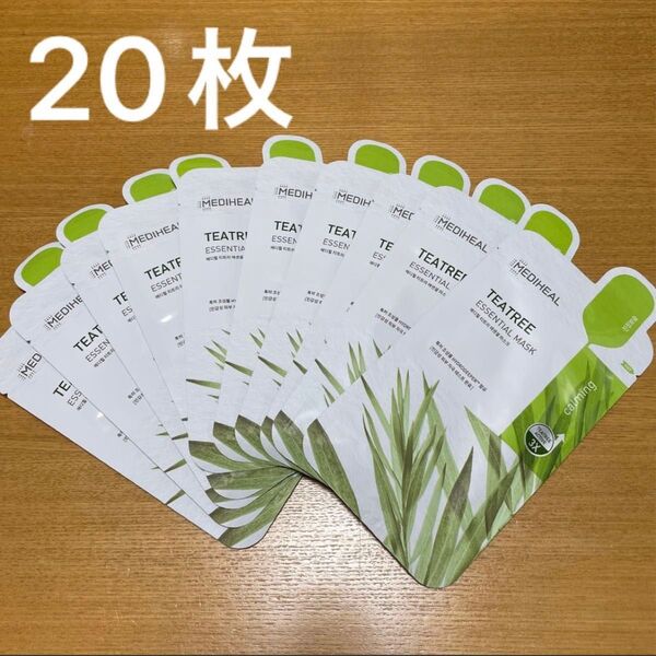 新品未使用 メディヒール フェイスパック パック 20枚 ティーツリー