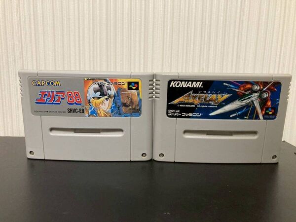 SFC エリア88 アクスレイ スーパーファミコン スーファミ