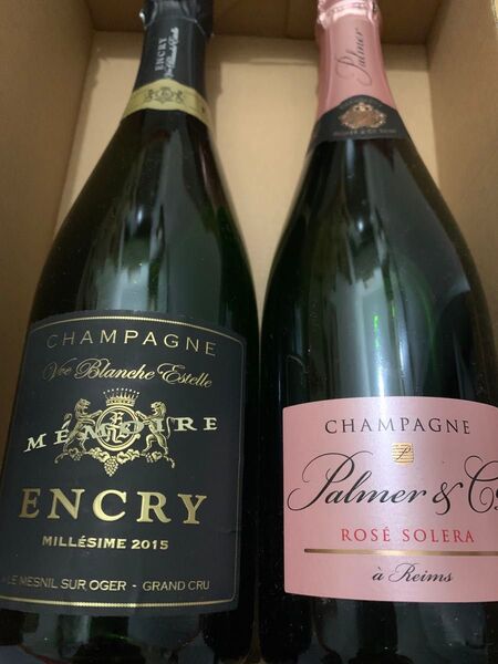 クリュッグとサロンの間奇跡の畑エンクリ2015 CHAMPAGNE 750ml 2本セット