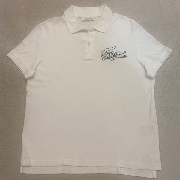 LACOSTE ラコステ ポロシャツ 半袖 白