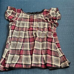 チェック柄チュニック