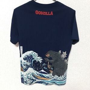 新品 XLサイズ GODZILLA ゴジラ&浮世絵Tシャツ