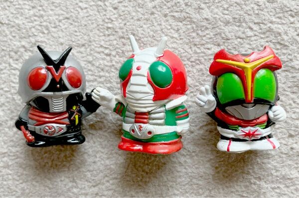 仮面ライダー 指人形 仮面ライダーX 仮面ライダーV3 仮面ライダーストロンガー