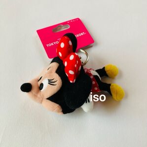 ★ ディズニー キーチェーン ミニーマウス ファンキャップ キーホルダー ミニー 新品 ★