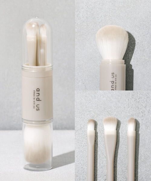 【新品未開封】コンパクトメイクブラシセット 3coins スリーコインズ スリコ
