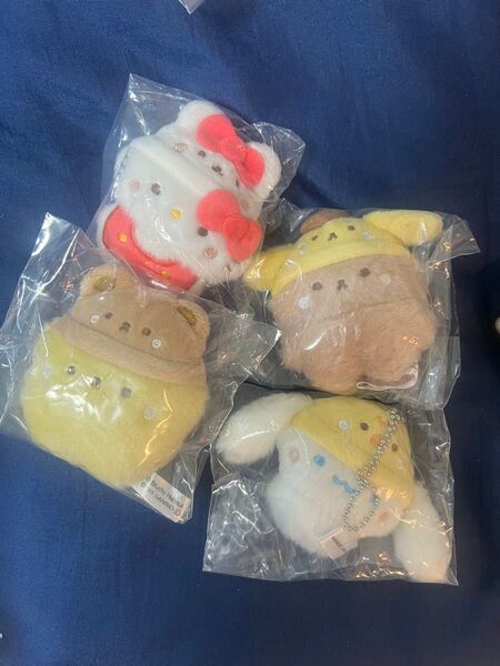 スタジオハヌル サンリオふわふわぬいぐるみ ハローキティ ポムポムプリン パム シナモロール