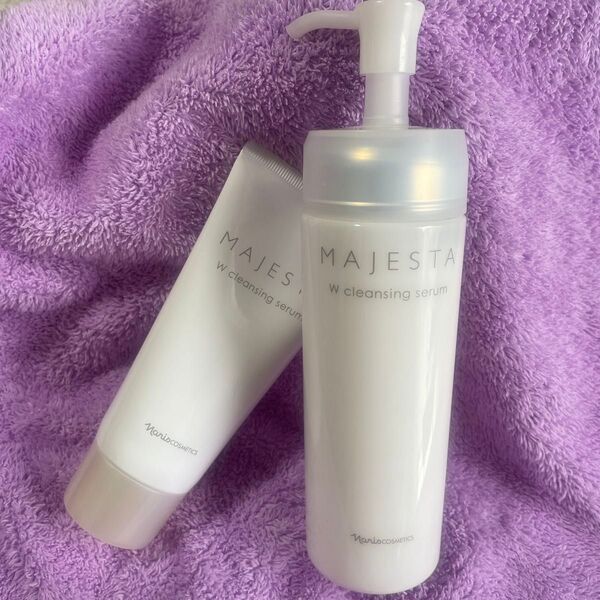 ナリス マジェスタ Wクレンジングセラム 180ml (2回使用)に90ML (未開封)