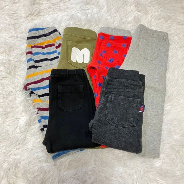【まとめ売り】ベビー ボトムス ズボン 6点セット 男の子 保育園着 80 UNIQLO ミキハウス
