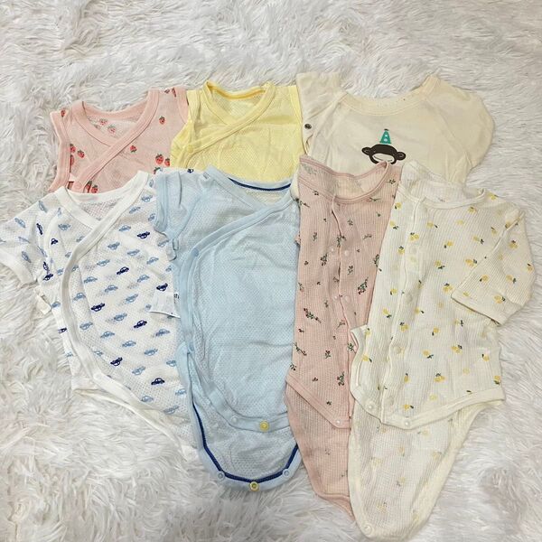 【まとめ売り】ベビー ロンパース 7点セット 60 UNIQLO GAP