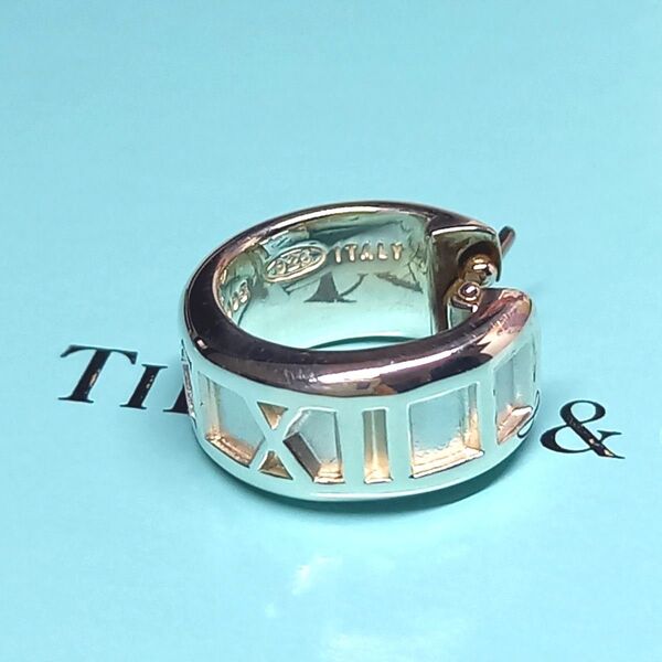 TIFFANY&Co. 美品 新品仕上げ済み アトラス ピアス フープ シルバー 925 片耳 片方